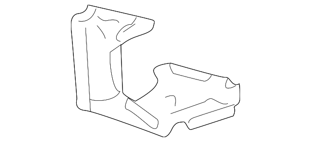 Inner Side Rail Gusset - Ford (YW4Z-54101A73-AA)