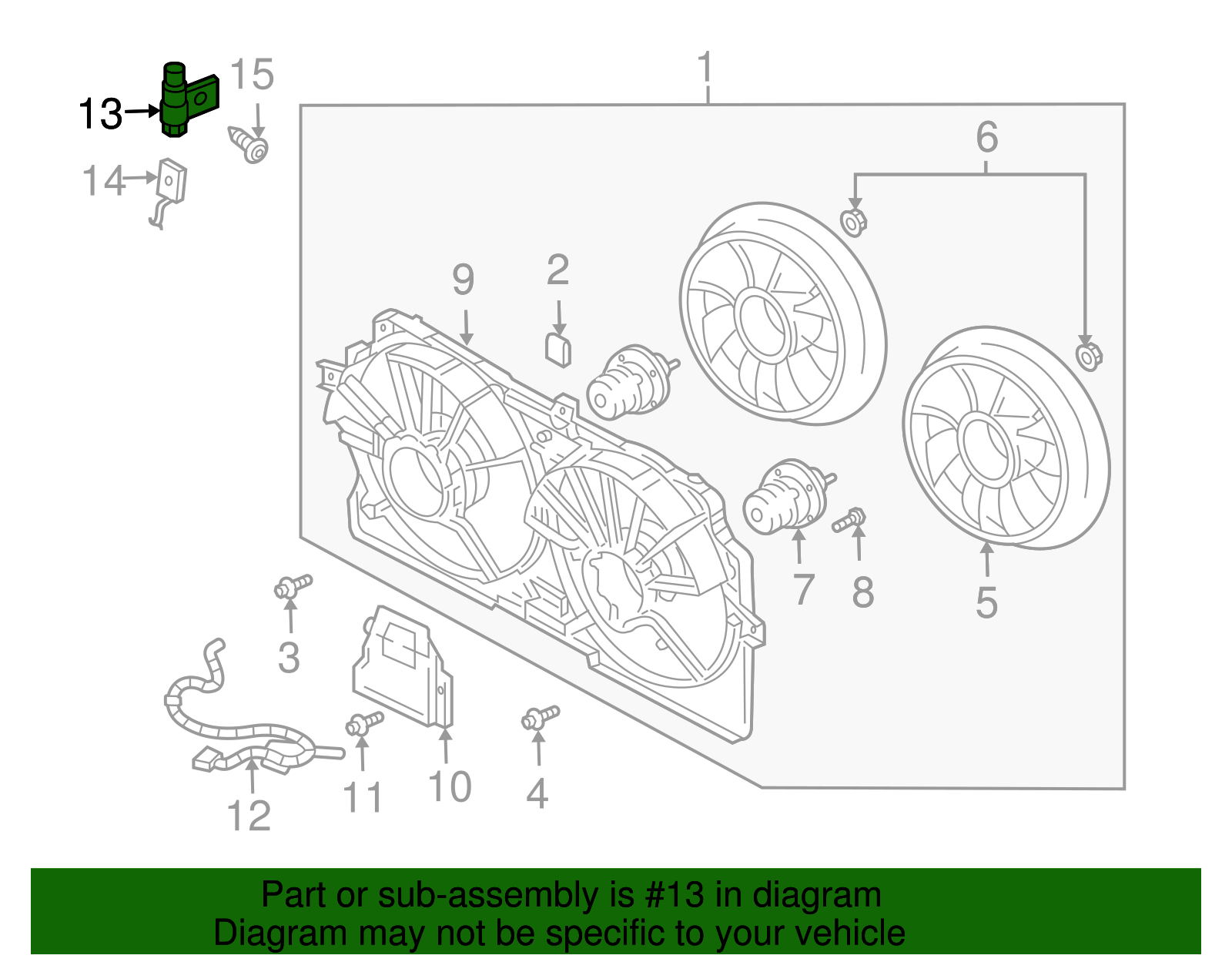 Ambient Air Outside Temperature Sensor - GM (10248414)