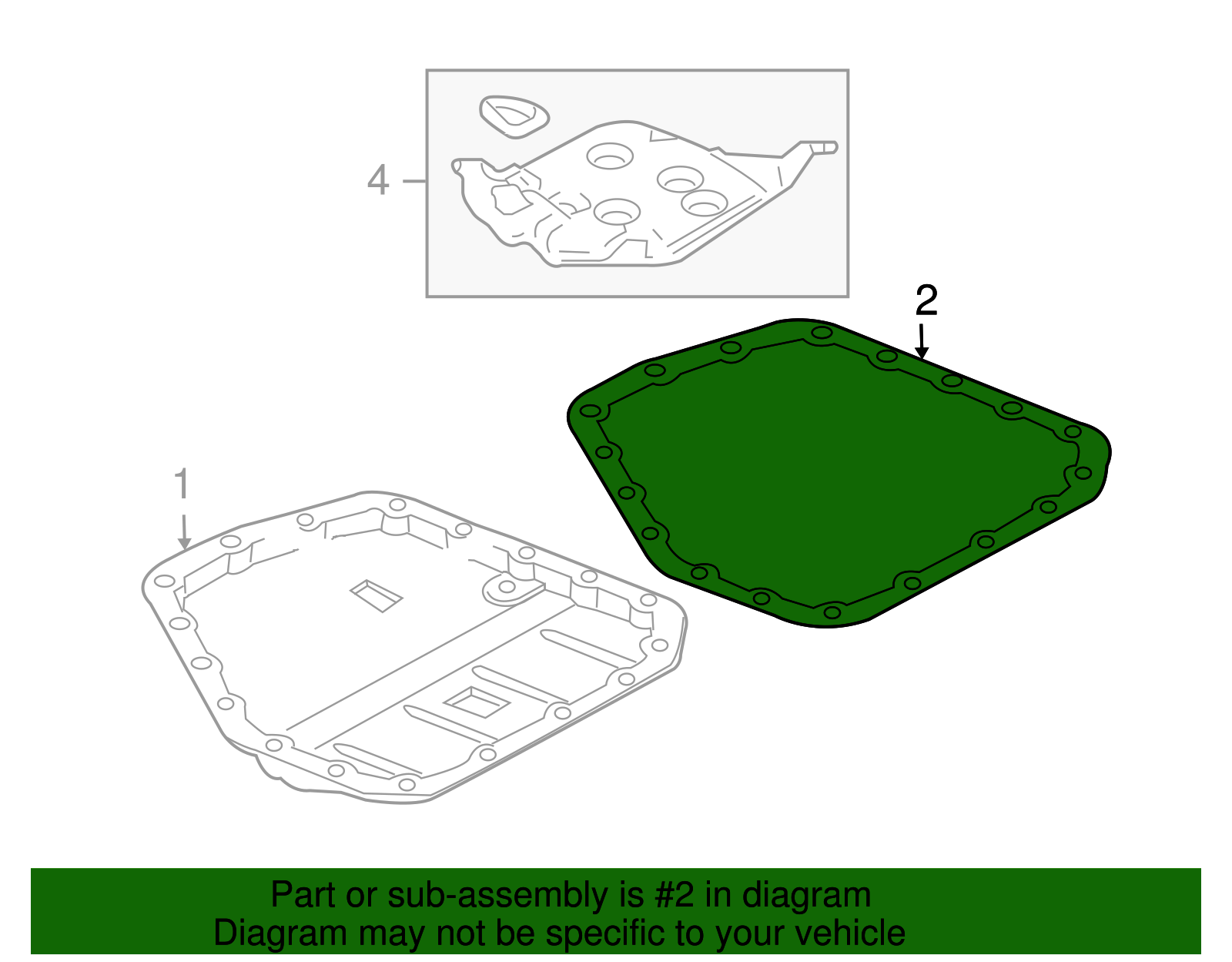 Automatic Transmission Fluid Pan Gasket - GM (93741472)