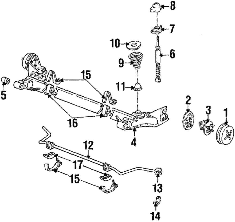Axle Support - GM (12351583)