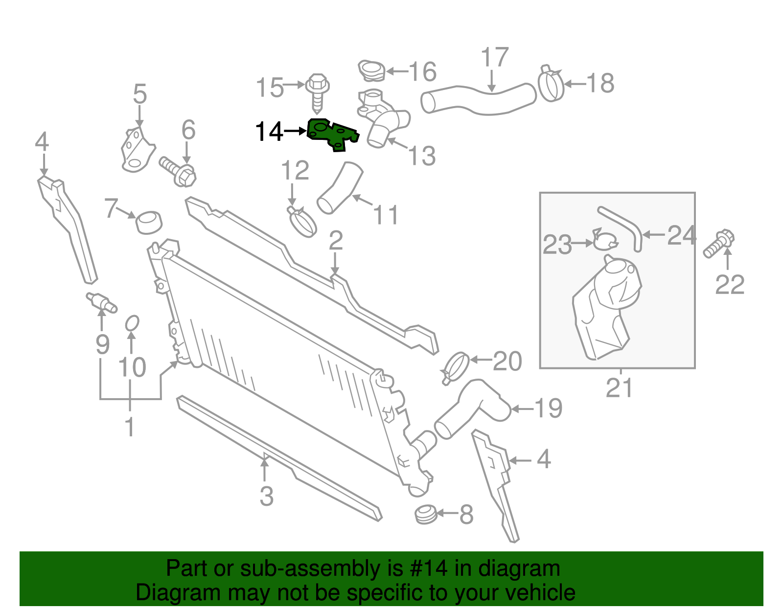 Filler Assembly Bracket - Scion (SU003-01178)