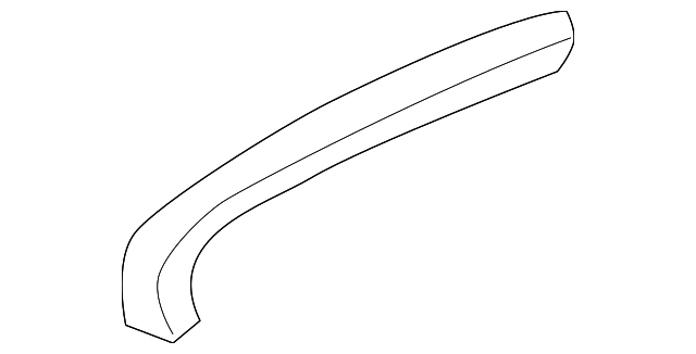Black Passenger Side Front Fender Flare - GM (15200467)