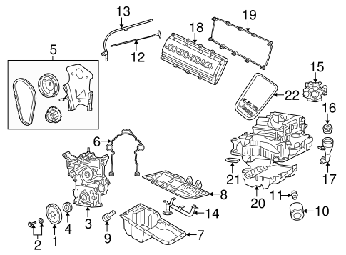 04 2004 05 2005 DODGE DURANGO 5.7L ENGINE VALVE COVER 53021599AH OEM