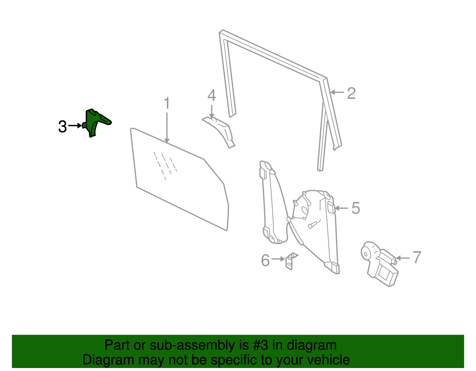 Front Retainer - Volkswagen (7L0-839-152)