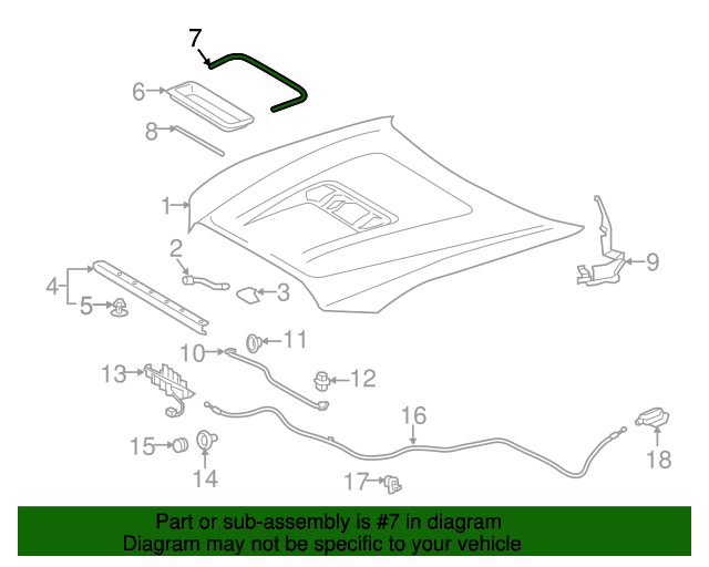 Toyota Engine Air Intake Hose Seal 7618304010 Auto Parts
