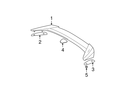 Spoiler for 2006 Hyundai Tiburon | Delray Hyundai Parts
