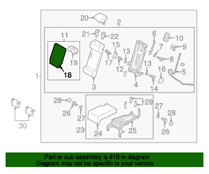 KD35-88-2B1-02 - Armrest Cover - 2013-2016 Mazda CX-5 Werner Mazda Parts