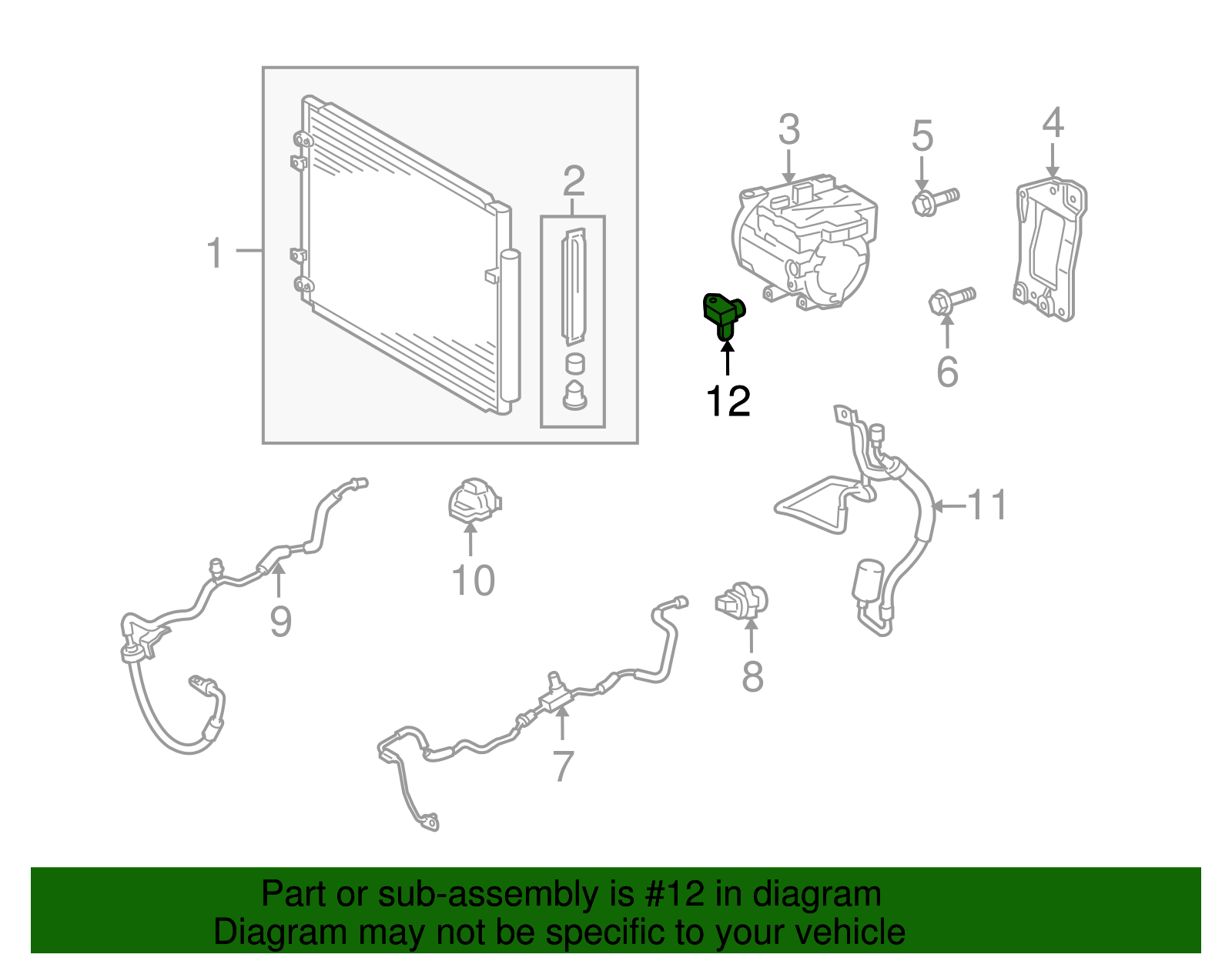 A/C High Side Charging Adapter - Toyota (88374-48010)