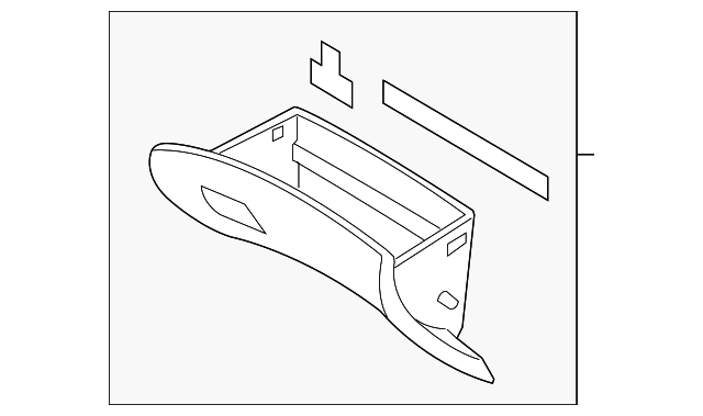 Genuine Hyundai 84510-4D050-KS Glove Box Assembly