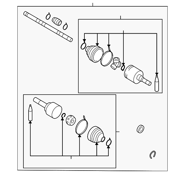 20202023 Nissan Versa Axle Assembly 391015RA1A Nissan Parts Store
