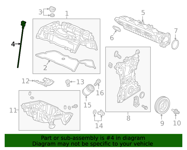 20192021 Acura RDX Dipstick 156506B2A01 XportAuto
