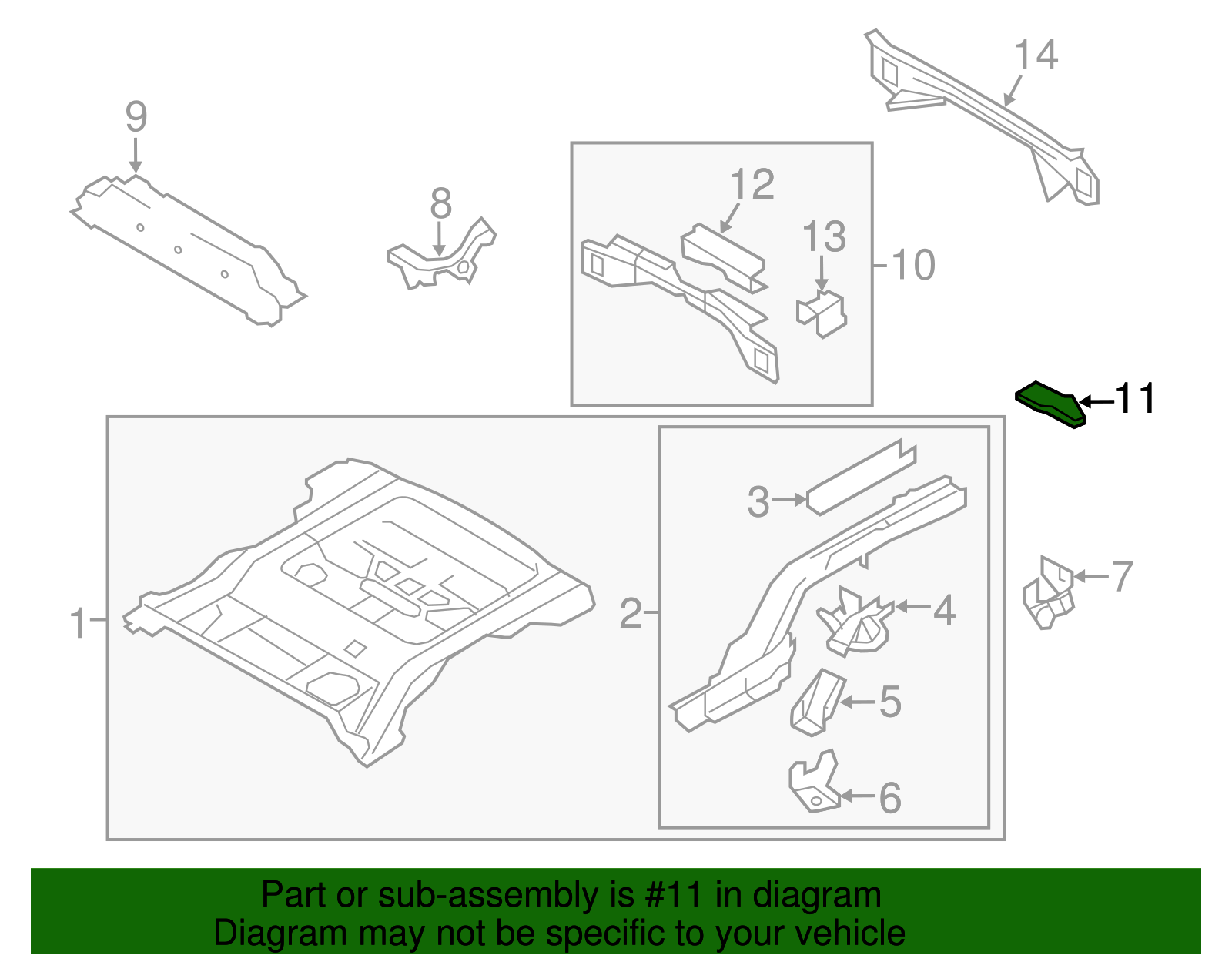 Extension - Ford (YL8Z-78110A27-AA)
