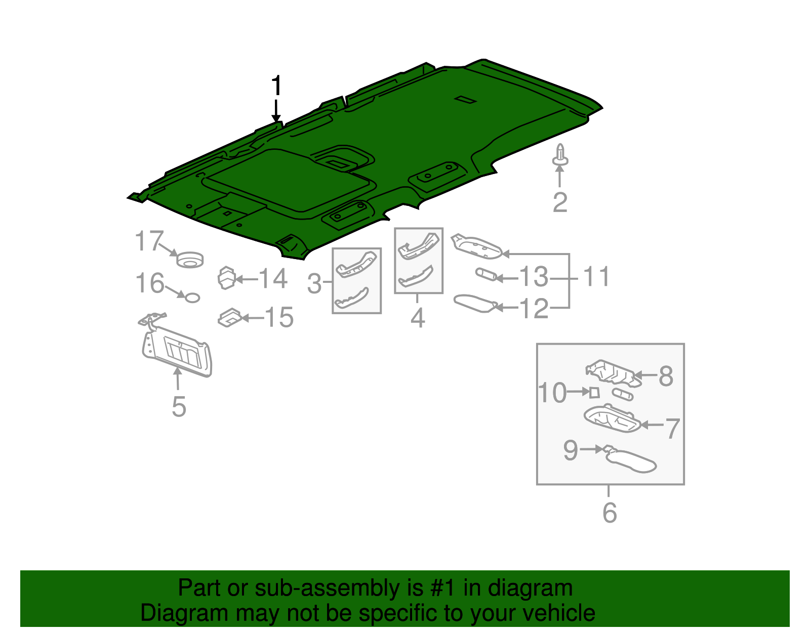 Panel, Hdlng Tr - GM (25786670)