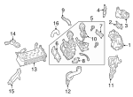 Exhaust Gas Re-Circulation (Egr) Tube - Mercedes-Benz (651-140-22-08)