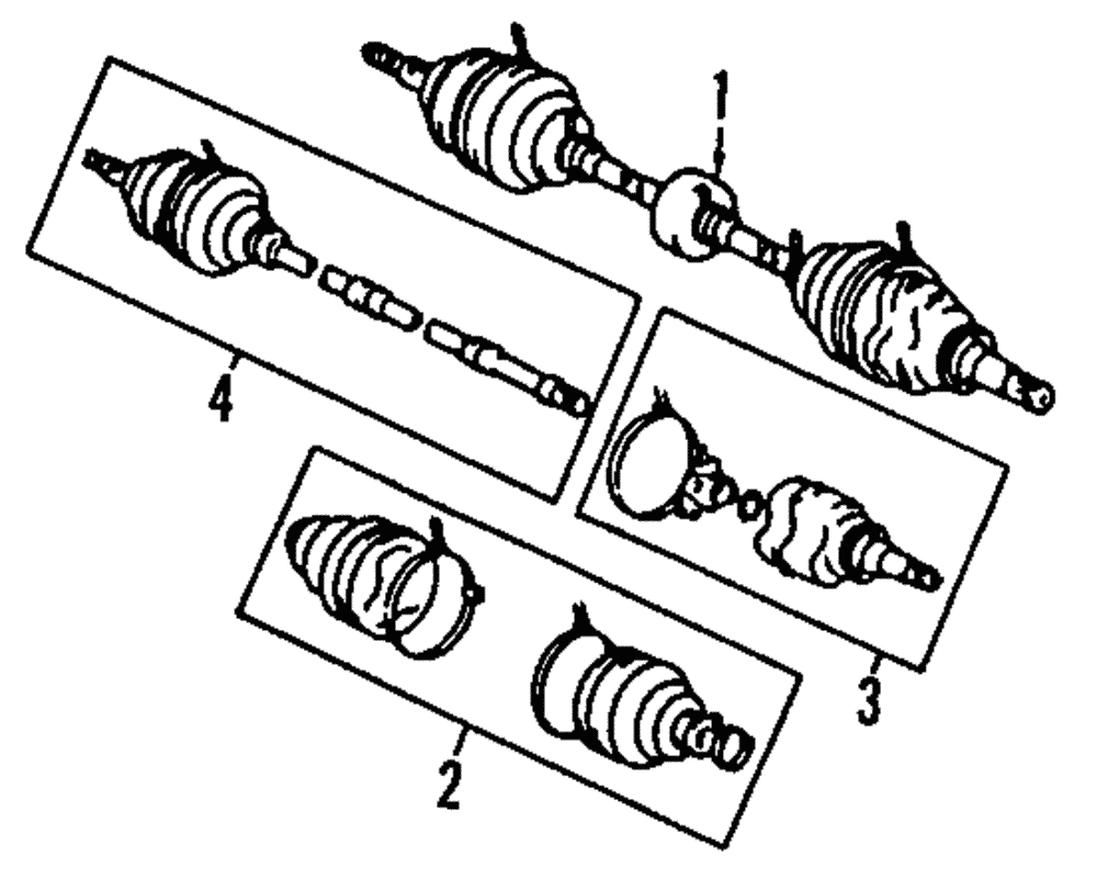 Cv Joint Boot Kit - Toyota (04428-16021)
