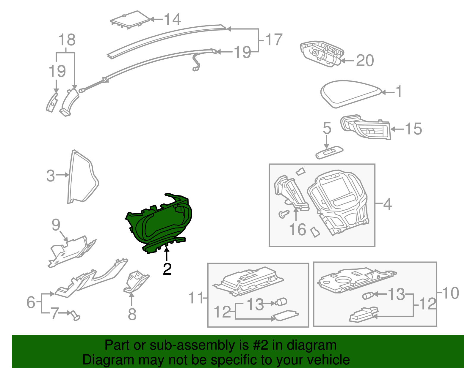 Lamp Neutral Instrument Cluster Bezel - Buick (90905079)