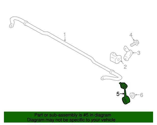 20132023 Toyota Stabilizer Link SU00300398 Servco Toyota Parts