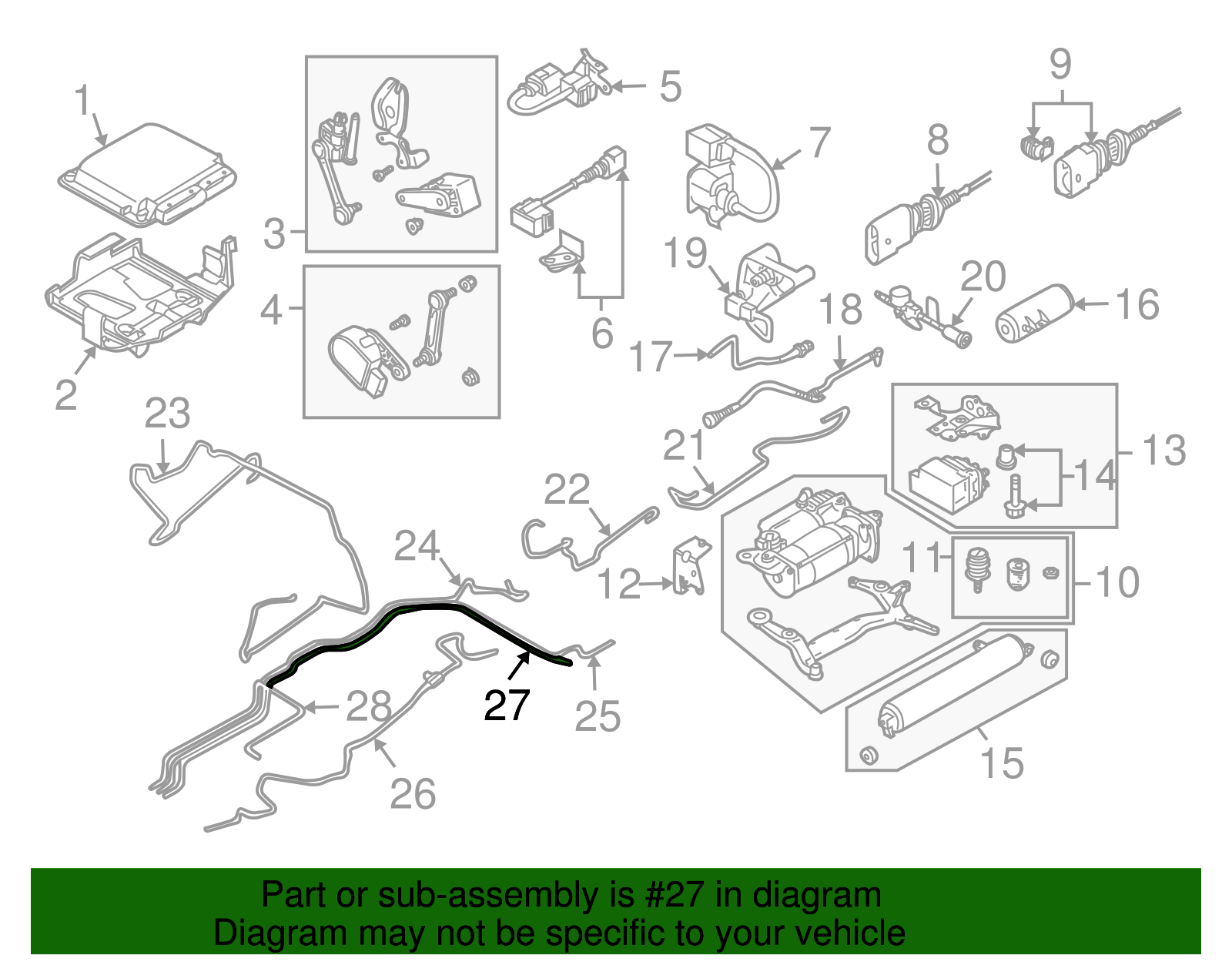 Air Pipe - Volkswagen (7L0-616-766)