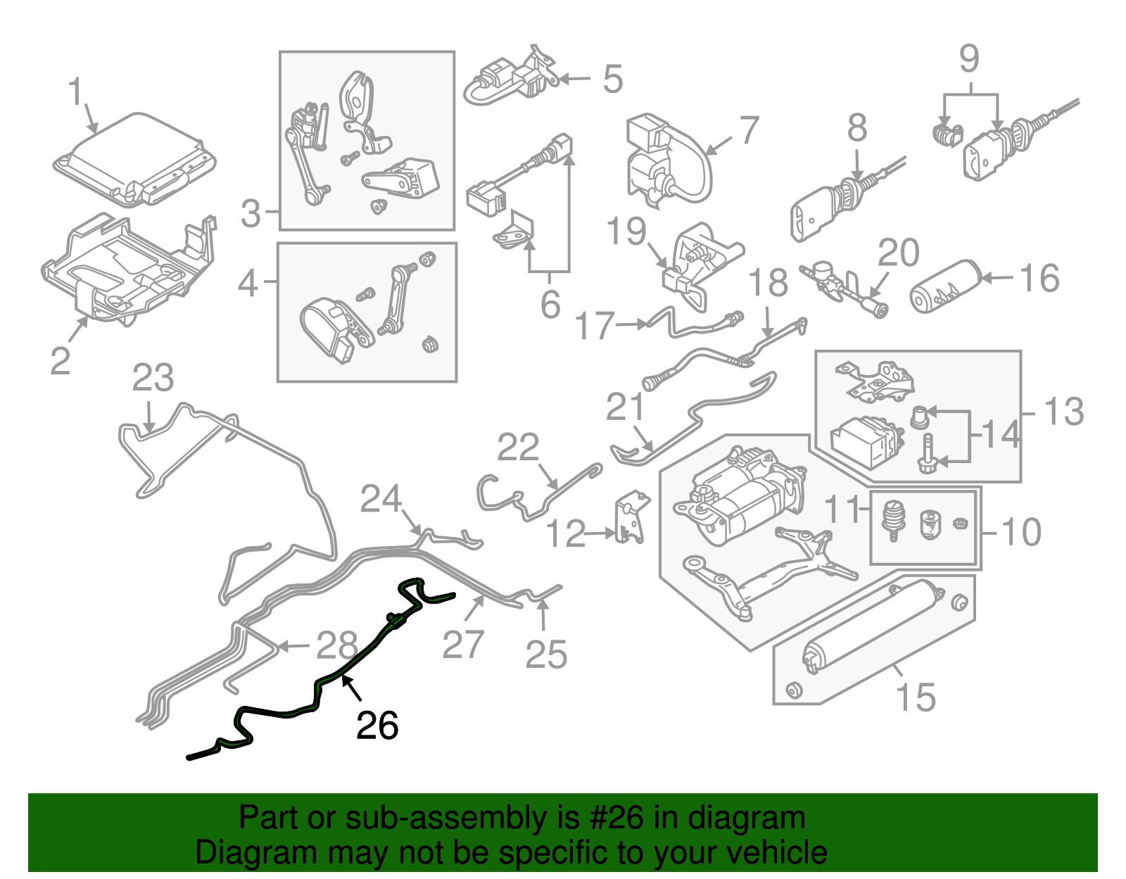 Air Pipe - Volkswagen (7L0-616-706)