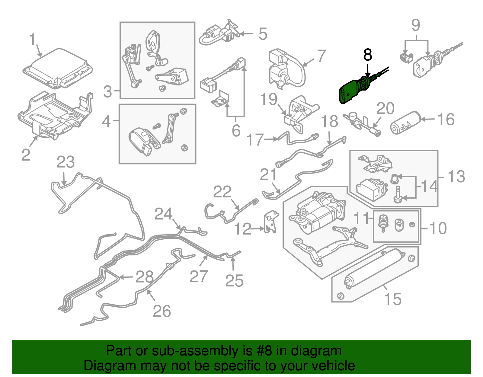 Suspension Solenoid - Volkswagen (7L6-998-753)