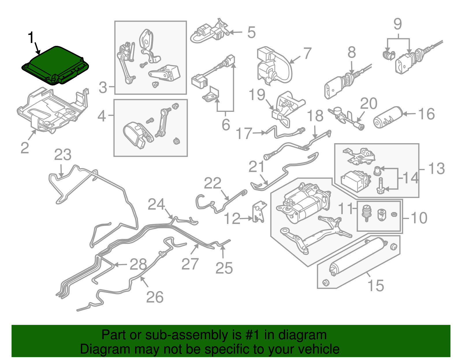 Control Module - Volkswagen (7L6-907-553-B)
