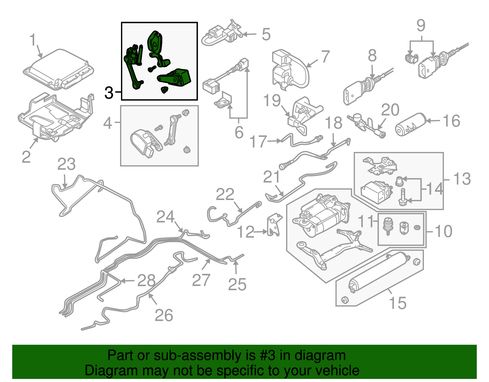 Level Sensor - Volkswagen (7L0-616-214)