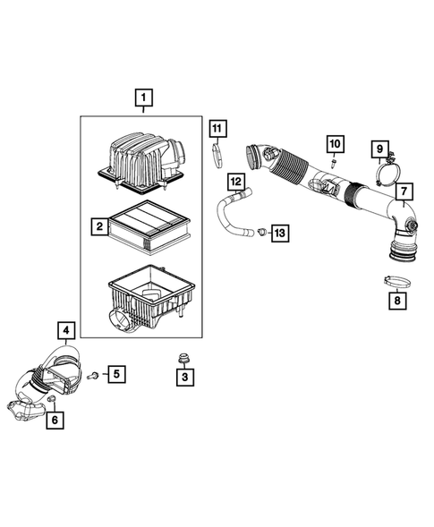 Air Cleaner for 2019 Ram ProMaster City #0