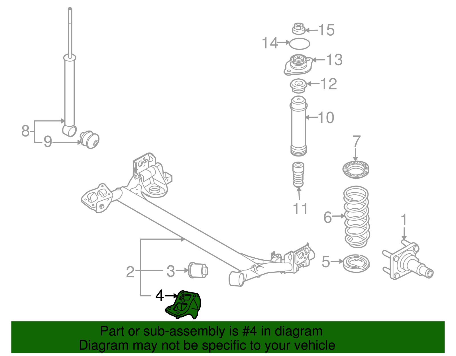 Axle Bracket - GM (96535101)