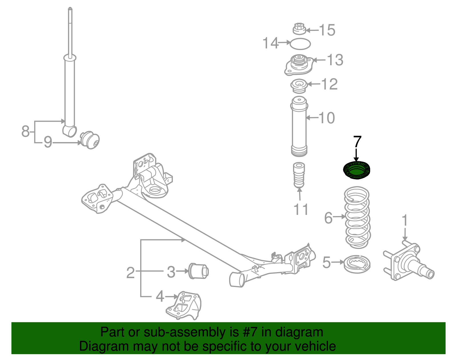 Leaf Spring Insulator - GM (96535172)