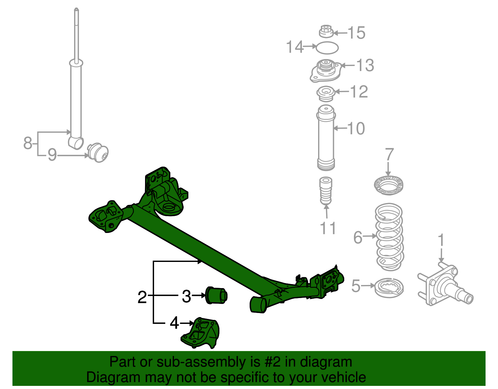 Rear Axle - GM (96494500)