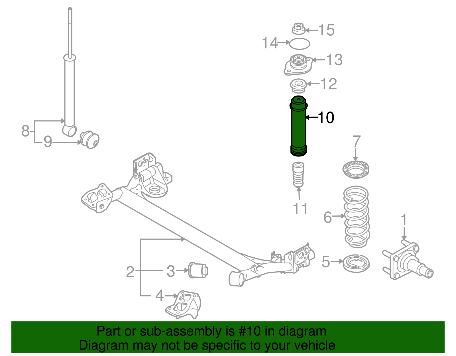 Rear Suspension Link Cover - GM (96535162)