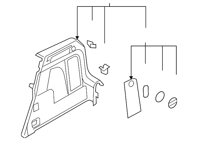 Lower Quarter Trim 5N0-867-765-95T