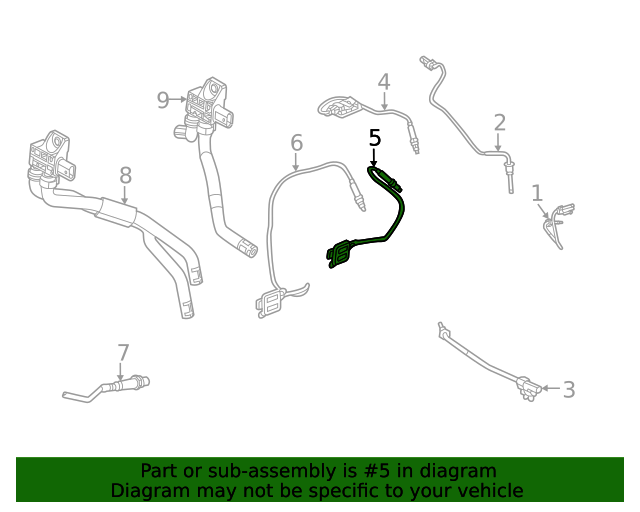 2020-2022 GM Nitrogen Oxides Sensor 24001899 | GM Parts Center