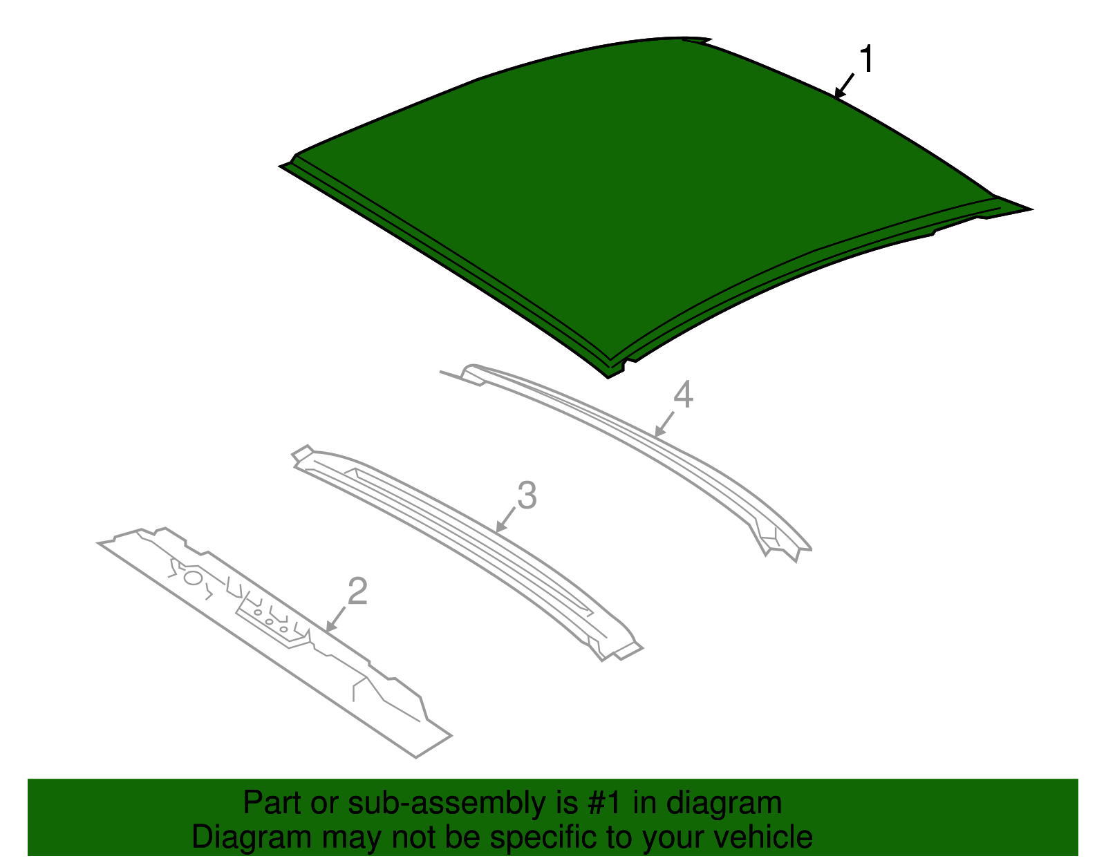 Panel-Roof - GM (92266093)