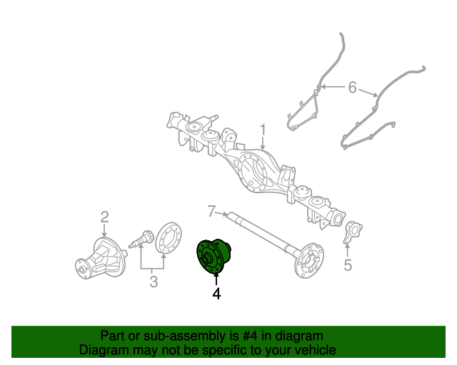 532003E100 Differential Assembly 20032009 Kia Sorento Kia.Parts Store