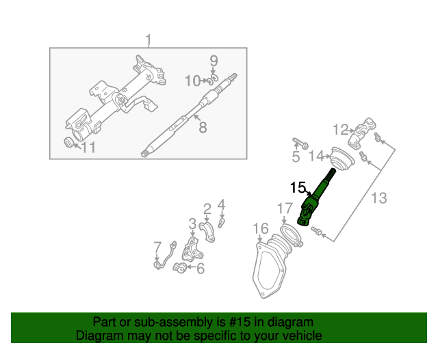 4520233060 Intermediate Shaft 2002 Toyota Camry Sparks Parts