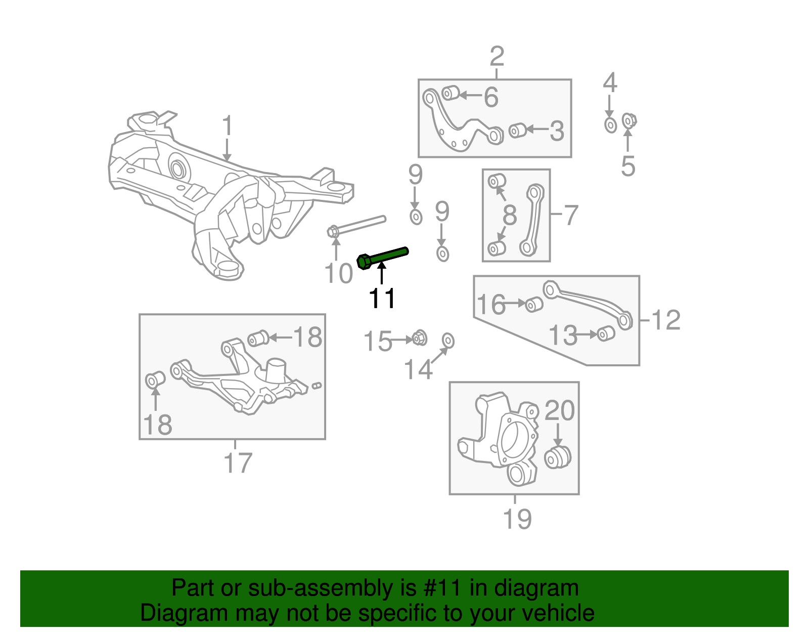 Multi-Purpose Bolt - GM (11516258)