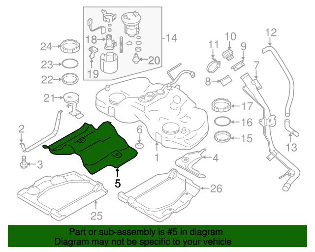 2013 2020 Toyota Tank Shield Su003 01070 Oem Parts Online