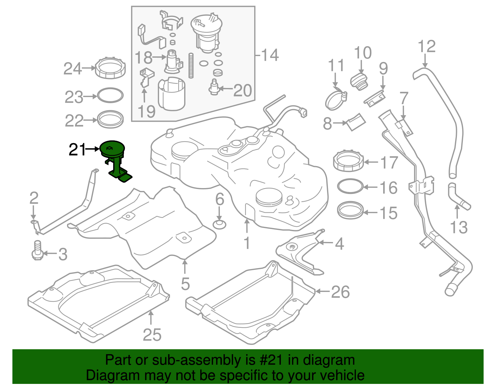 Fuel Gauge Sending Unit - Scion (SU003-01105)