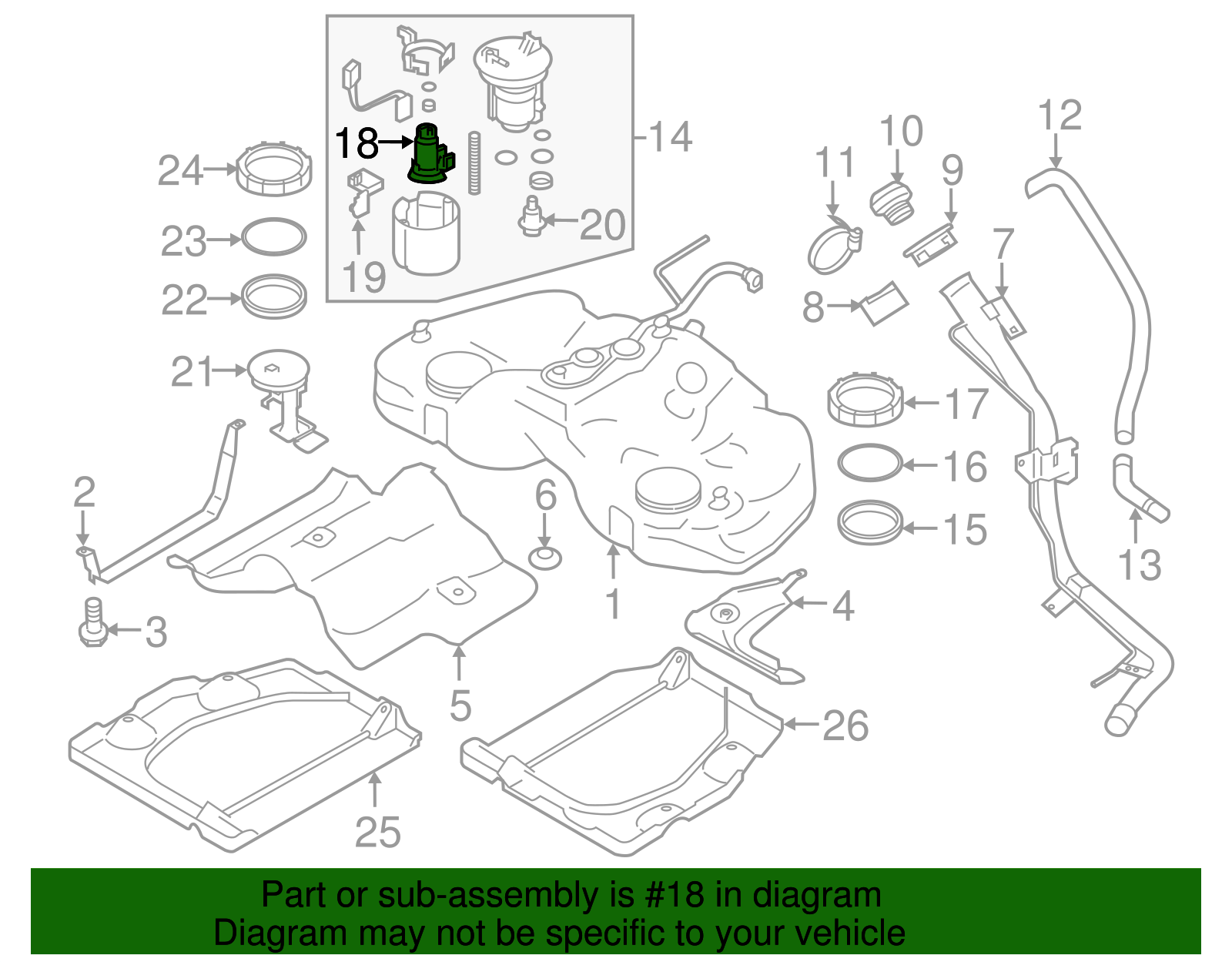 Fuel Pump - Scion (SU003-04154)