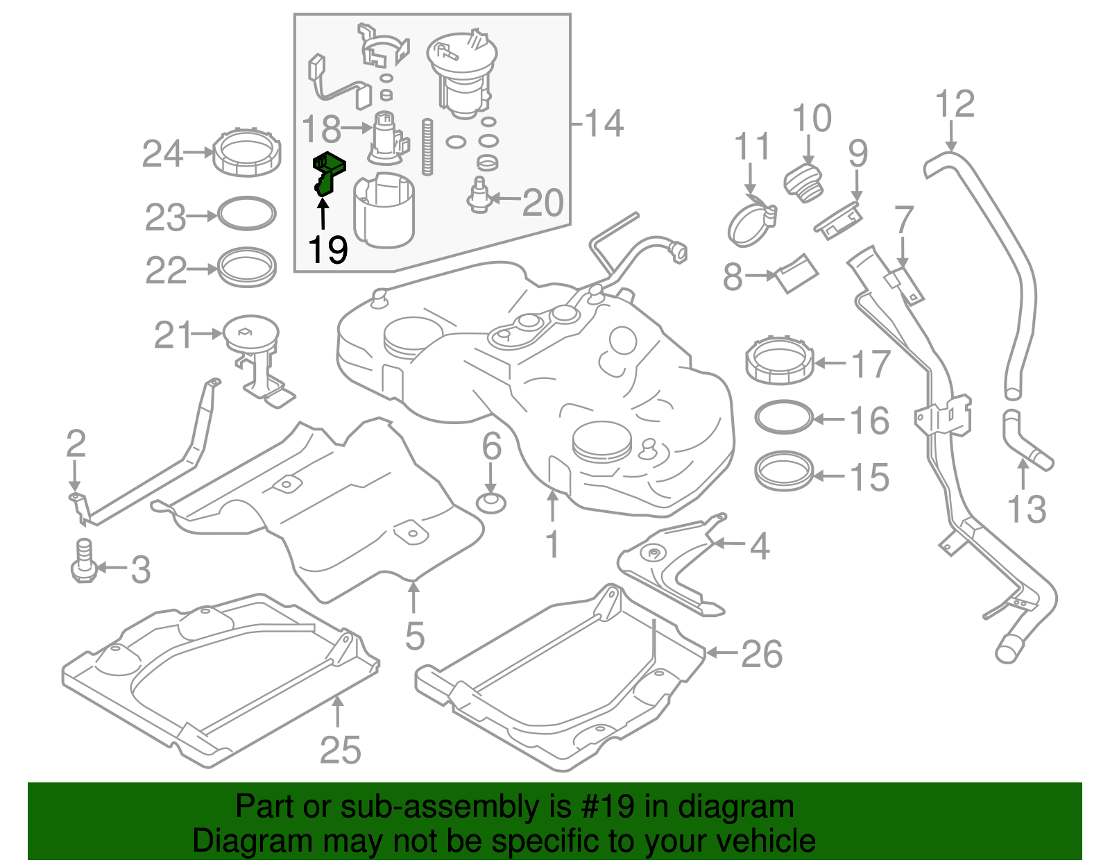 Fuel Gauge Sending Unit - Scion (SU003-01106)