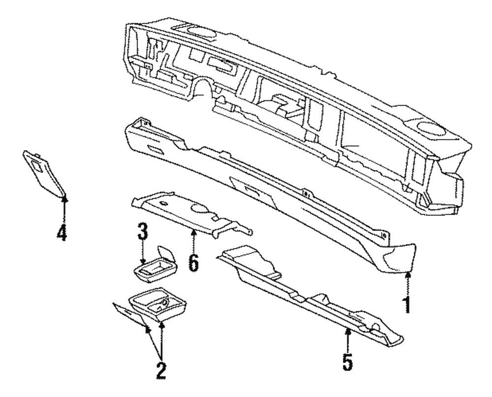 Trim Pad - GM (25655624)