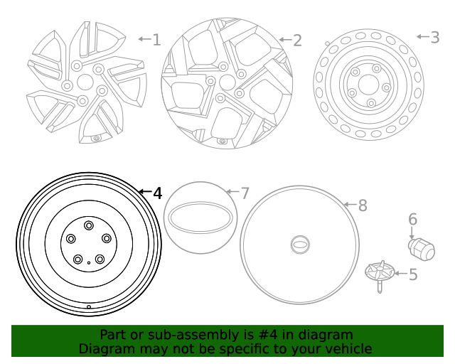 Genuine OEM Wheel, Spare Part 529102K905 Fits 20202023 Hyundai Venue Up To 35 Off On Every