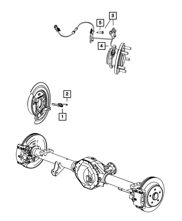 Pair Rear Left & Right ABS Wheel Speed Sensors For Chevy Silverado / GMC Sierra 1500 W/ Connectors