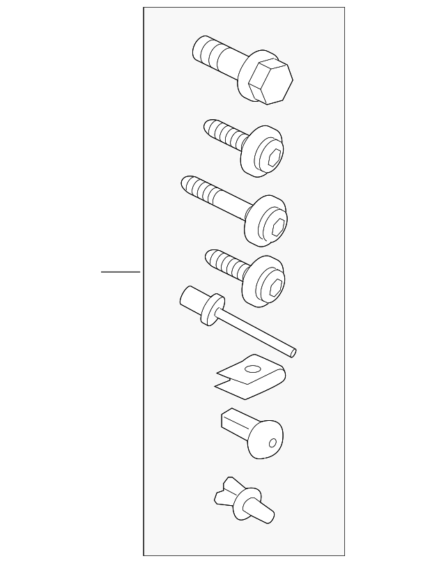 20152020 Audi Splash Shield Hardware Kit 8V0098629 OEM Parts Online