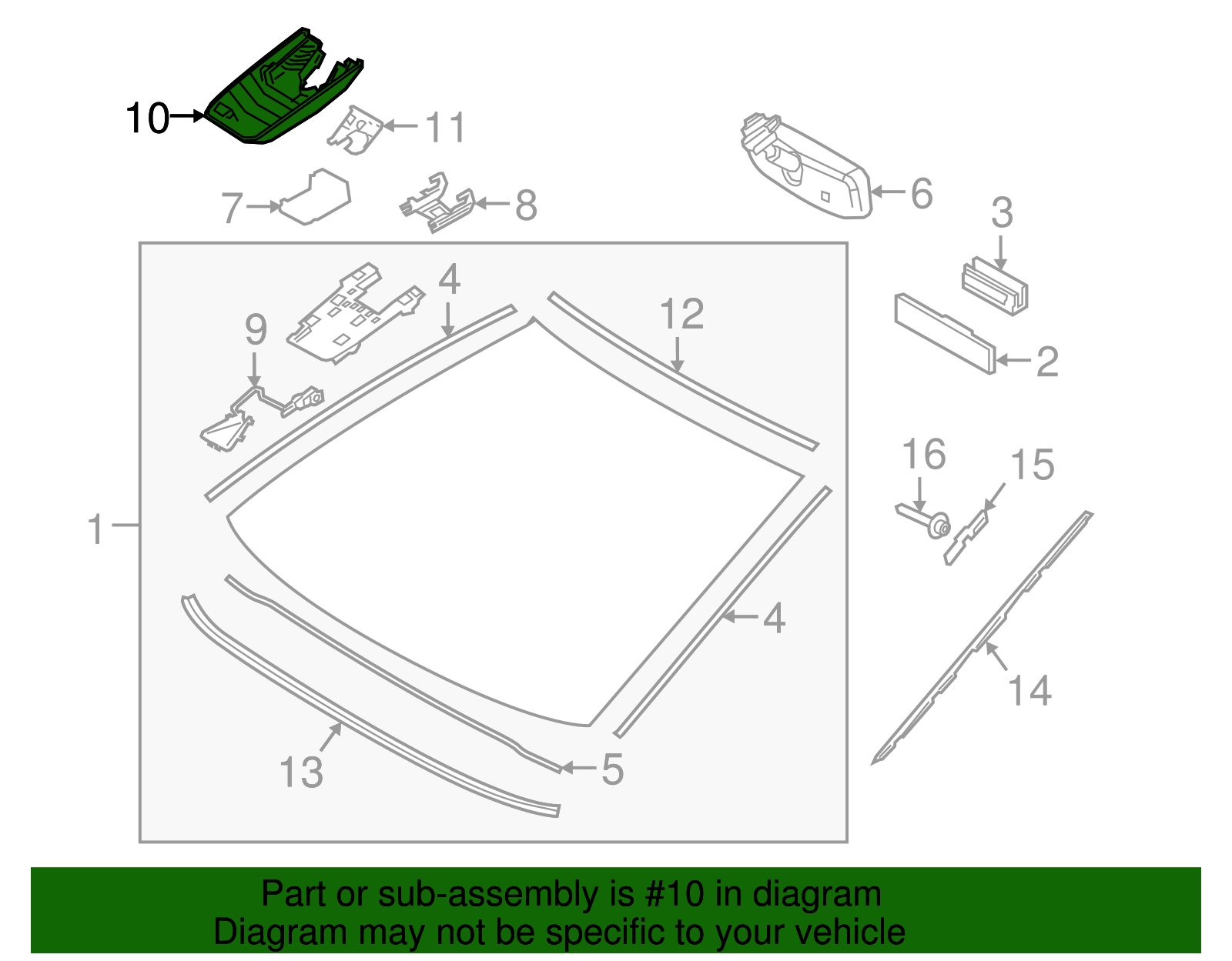 Trim Cover - Toyota (86466-33060)