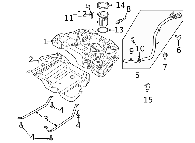 FORD OEM-Fuel Pump Controller CU5Z9D370F