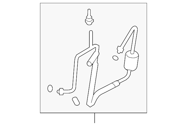 Motorcraft™ A/C Refrigerant Discharge Hose - Ford (YF-3629)