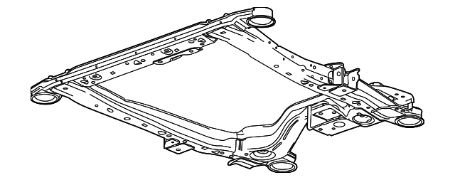 Drivetrain and Front Suspension Cradle - GM (84100291)