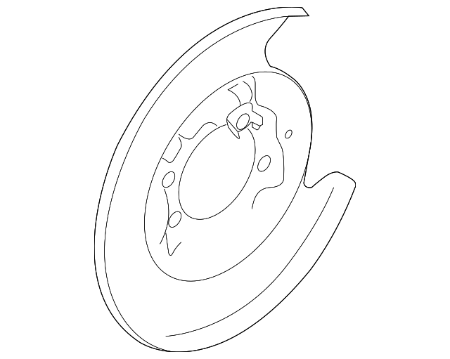 20152020 Subaru Backing Plate For Brake, Rear Passengers Side